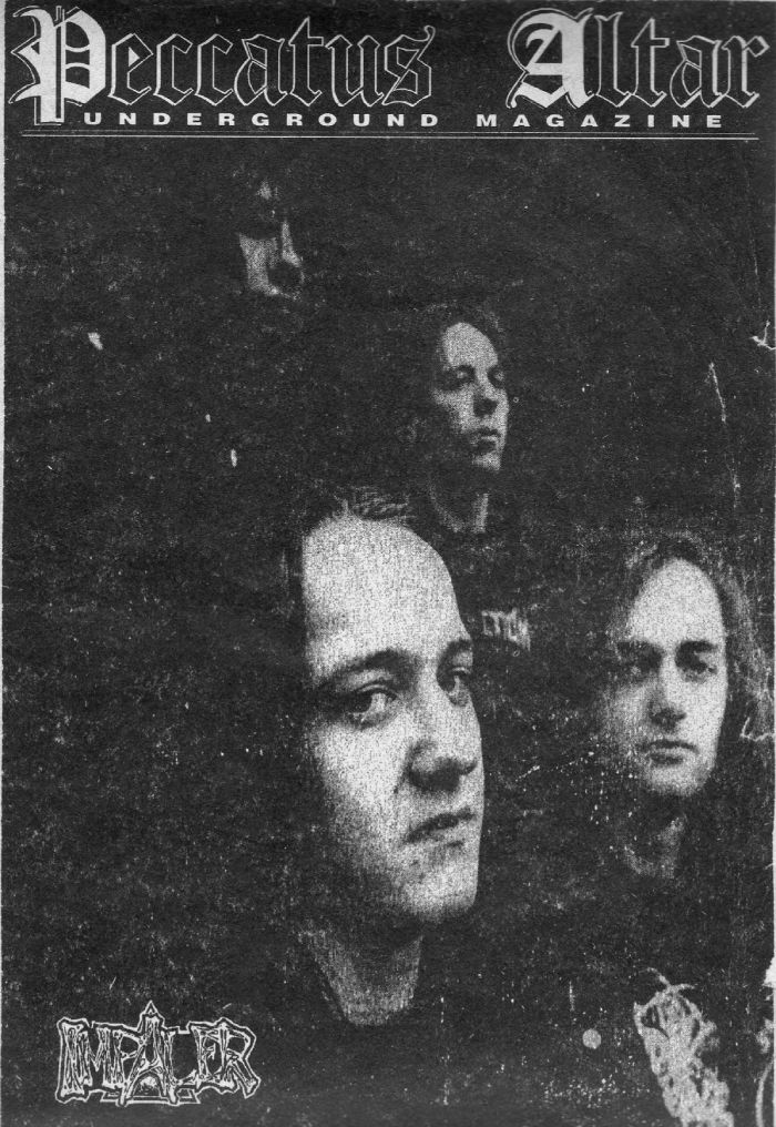 Peccatus Altar magazine cover (1993)