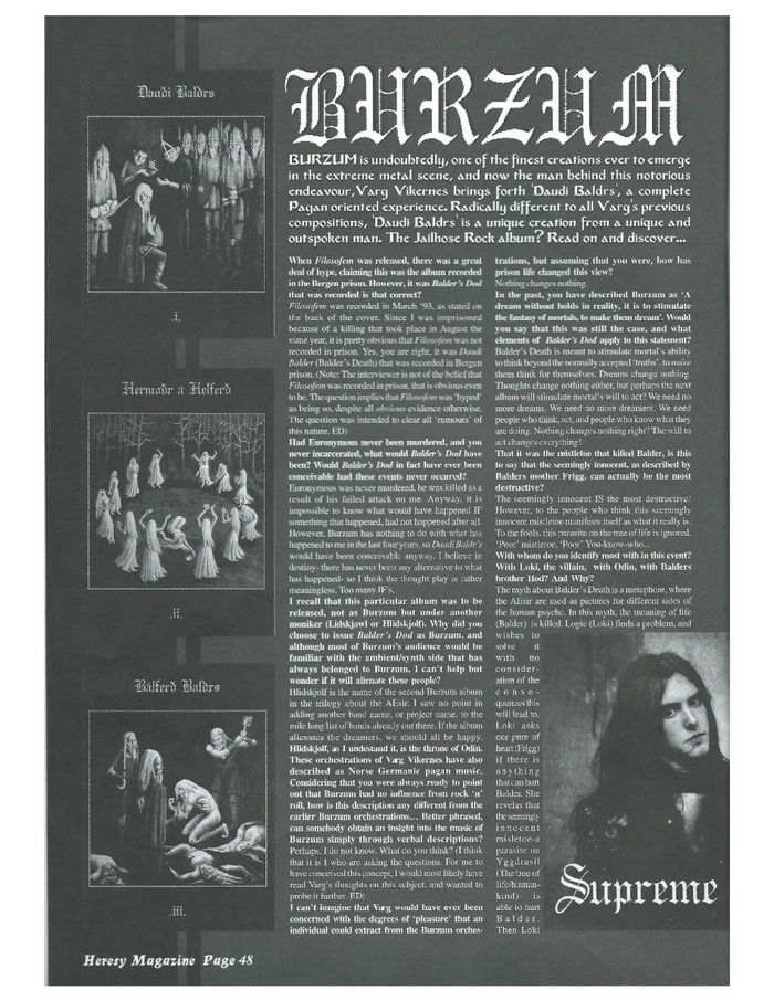 Heresy Magazine #3, 1998