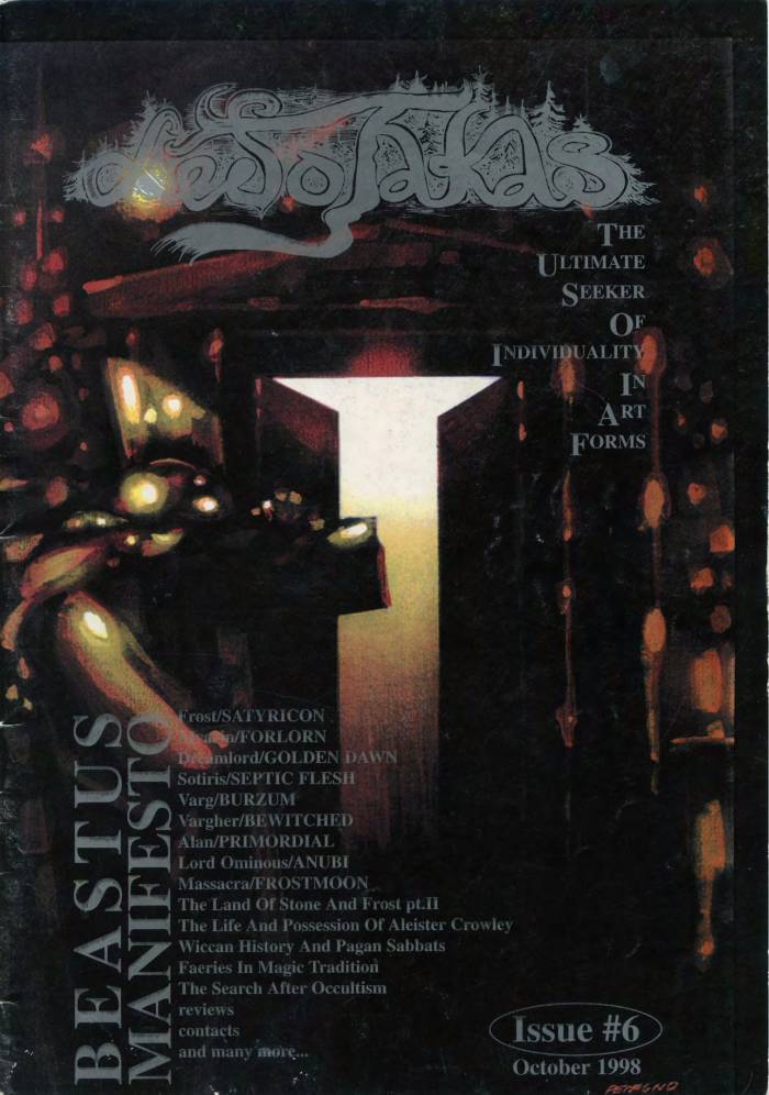 Ledo Takas magazine cover (1998)