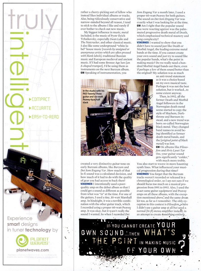Guitar World rivista (2010)