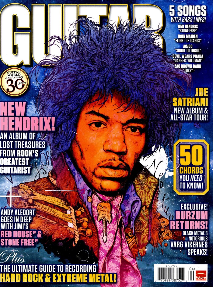 Guitar World copertina rivista (2010)