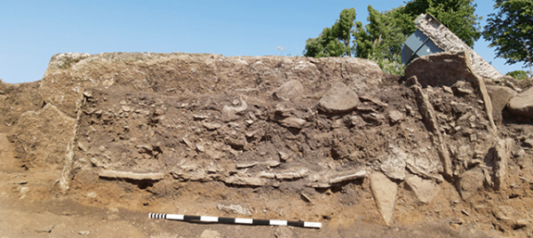 5500-year-old burial mound in Tiarp, near Falköping, in Sweden, with 12 bodies